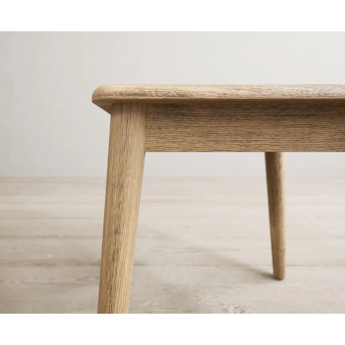 Parven Solid Oak Dressing Table Stool – image 4