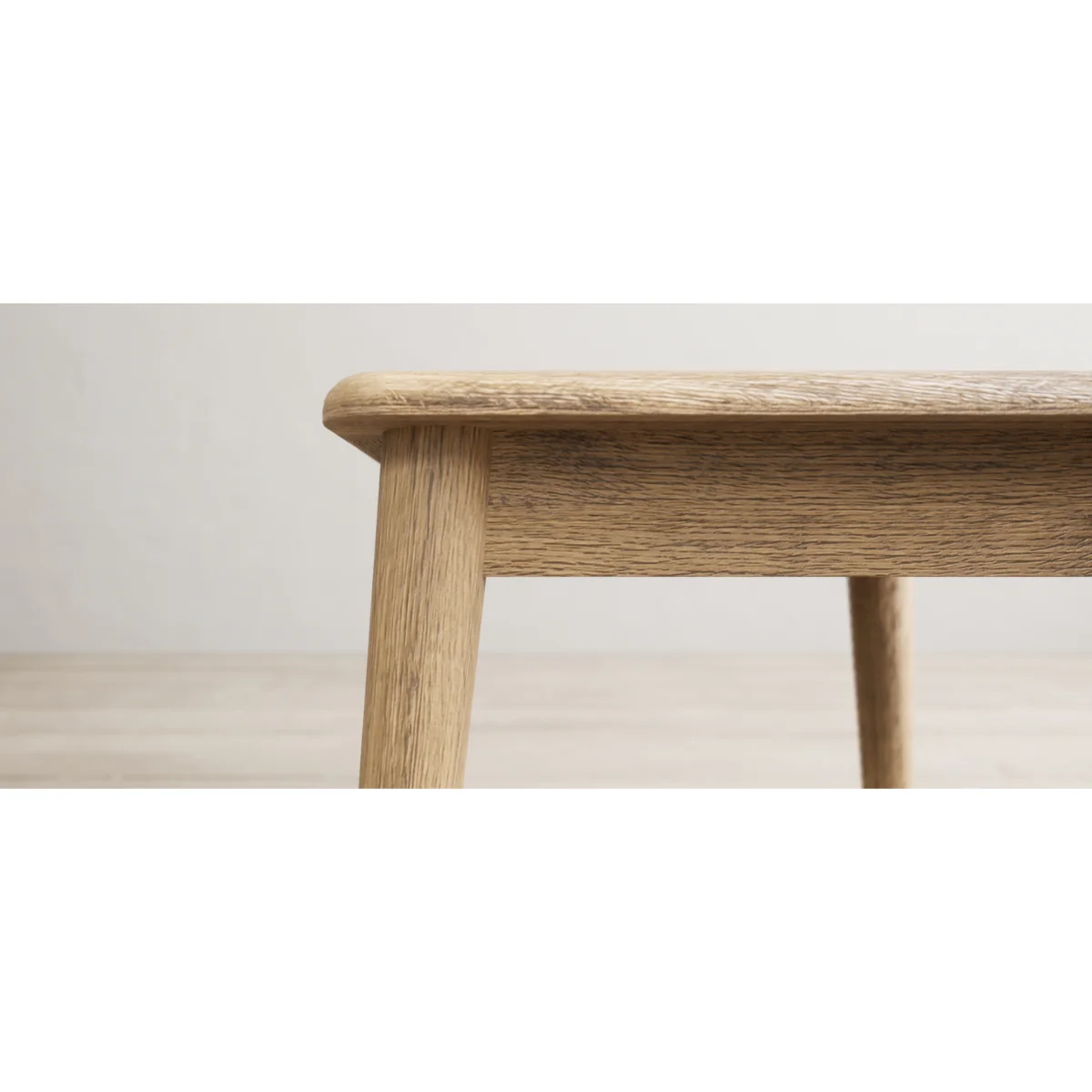 Parven Solid Oak Dressing Table Stool – image 6
