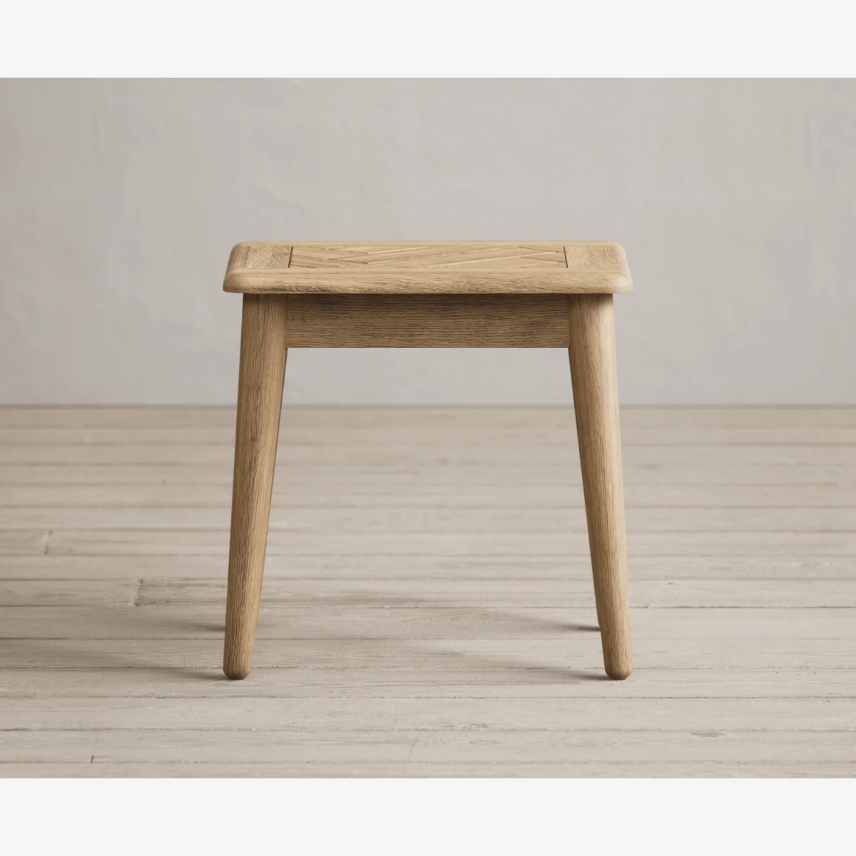 Parven Solid Oak Dressing Table Stool – image 1