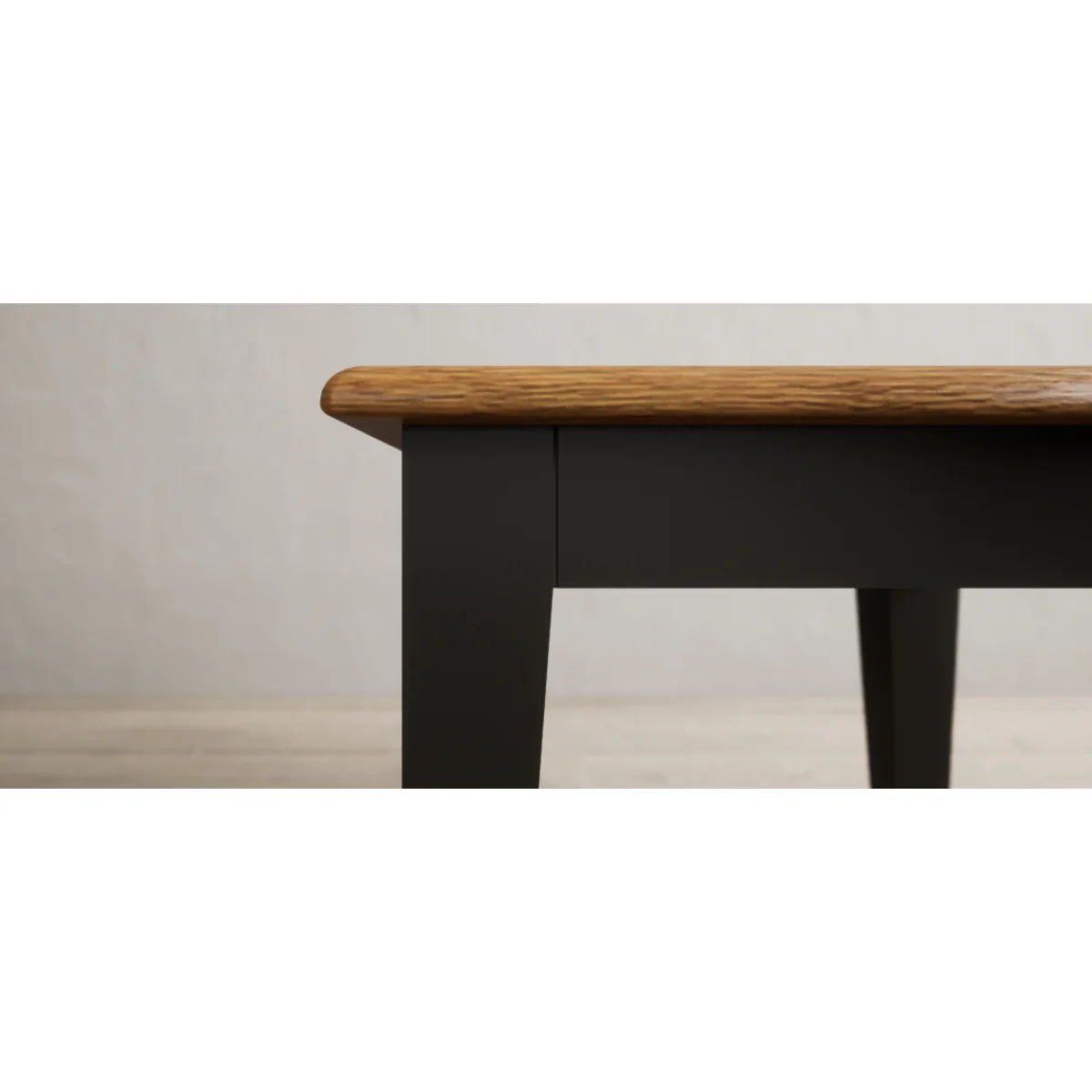 Charlton Oak and Black Painted Dressing Table Stool – image 9