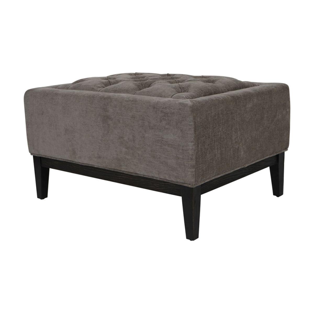 Libra Midnight Mayfair Collection - Theodore Buttoned Stool in Warm Grey – image 2
