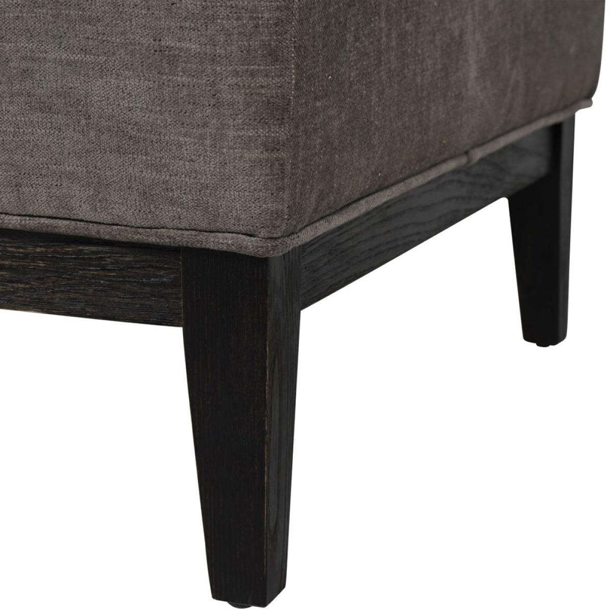 Libra Midnight Mayfair Collection - Theodore Buttoned Stool in Warm Grey – image 5