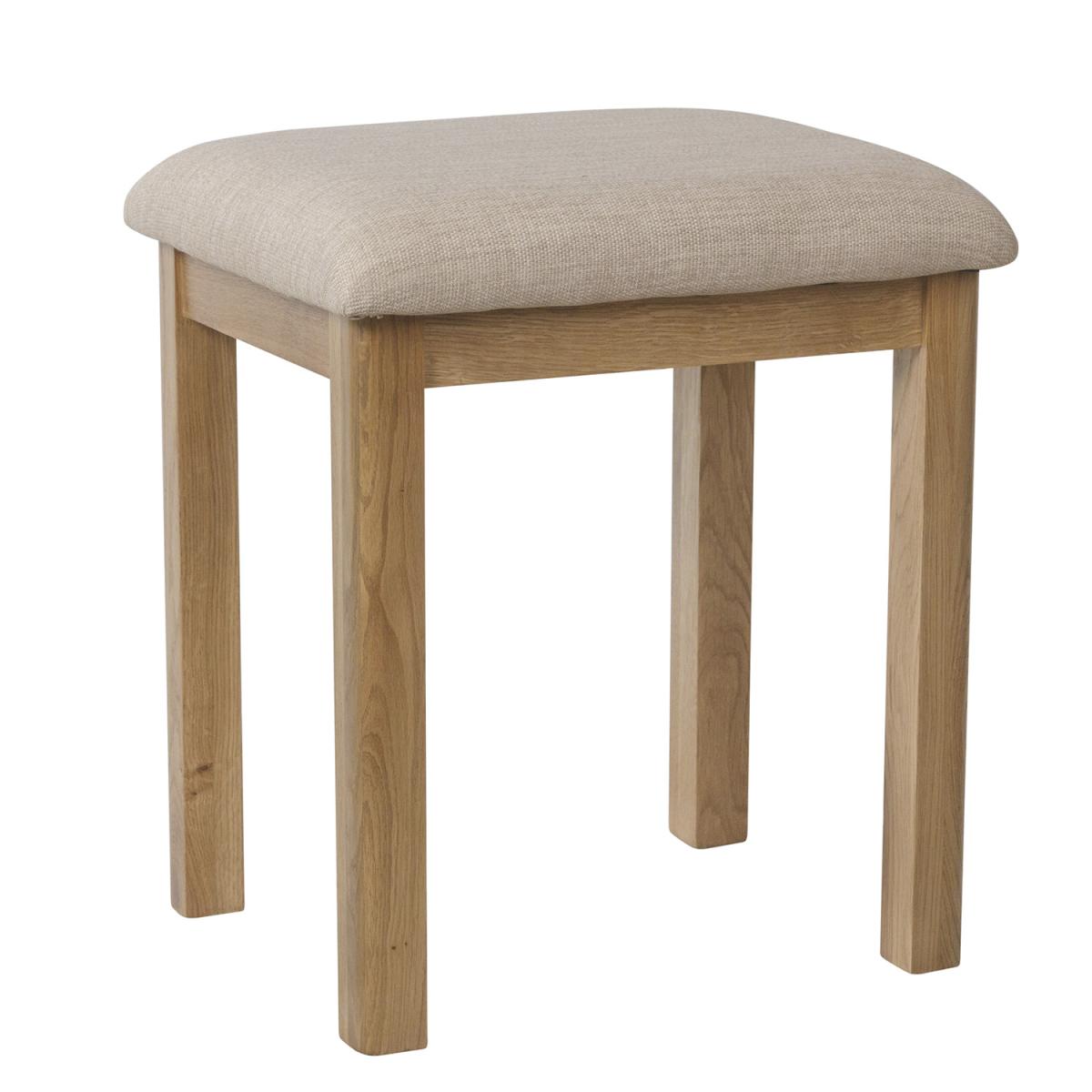 Cambridge Dressing Table Stool - Rustic Oak – image 2