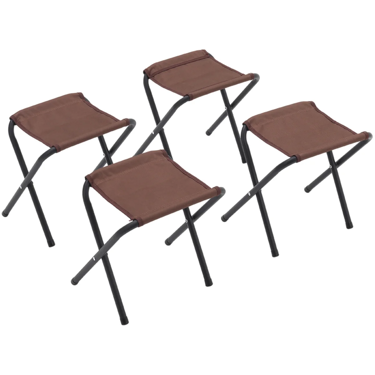 Breeins Outdoor Foldable Picnic Table Set with 4 Stools - Rustic Brown – image 6