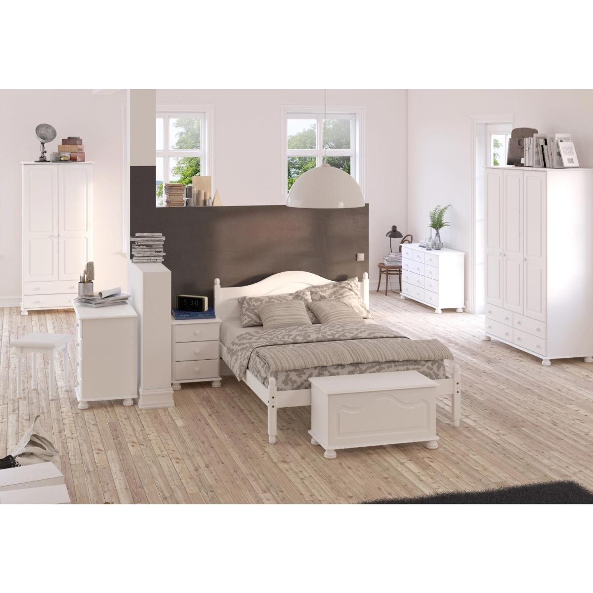 Richmond Dressing Table Stool - White – image 3
