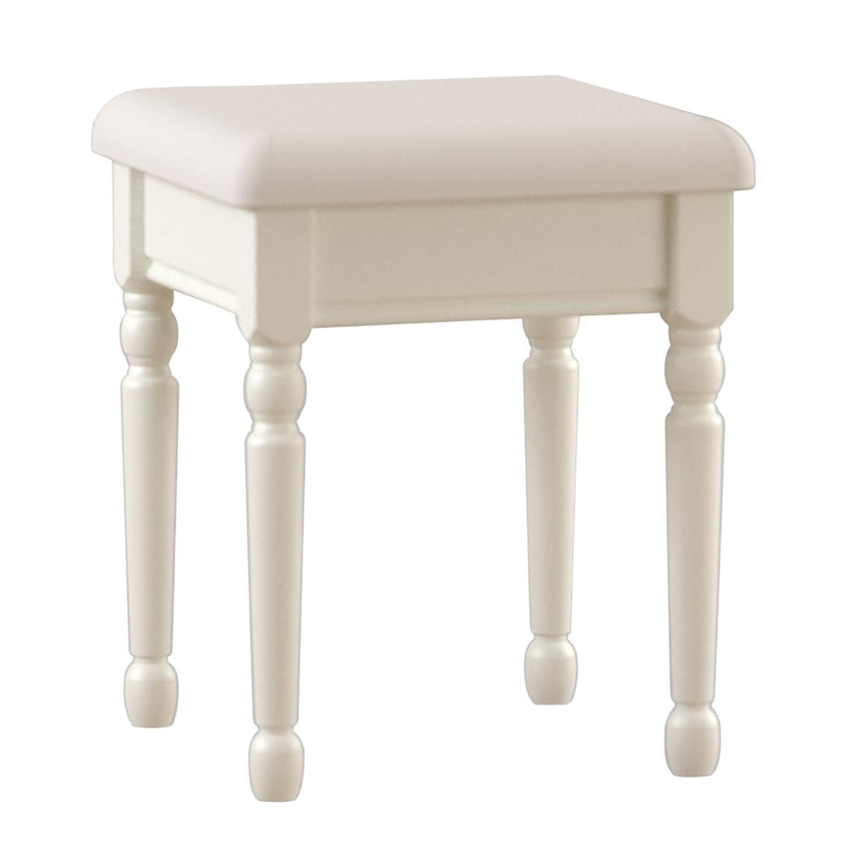 Richmond Dressing Table Stool - White – image 5