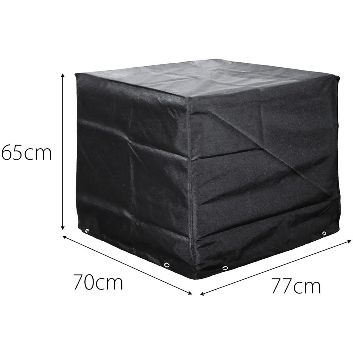 Cozy Bay EZBreathe Malta 9 Seat Twin Stool Furniture Set Cover in Black - Black – image 3