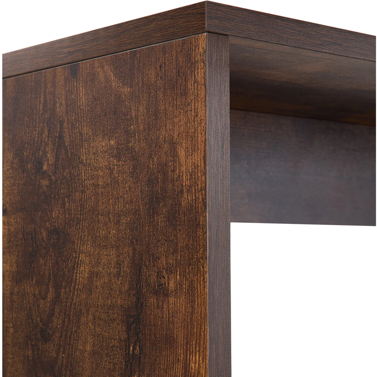 Retro Dining Table and 2 Stool Set - Brown – image 3