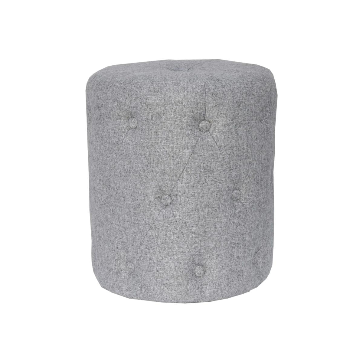 Ginnow Light Grey Stool - Grey