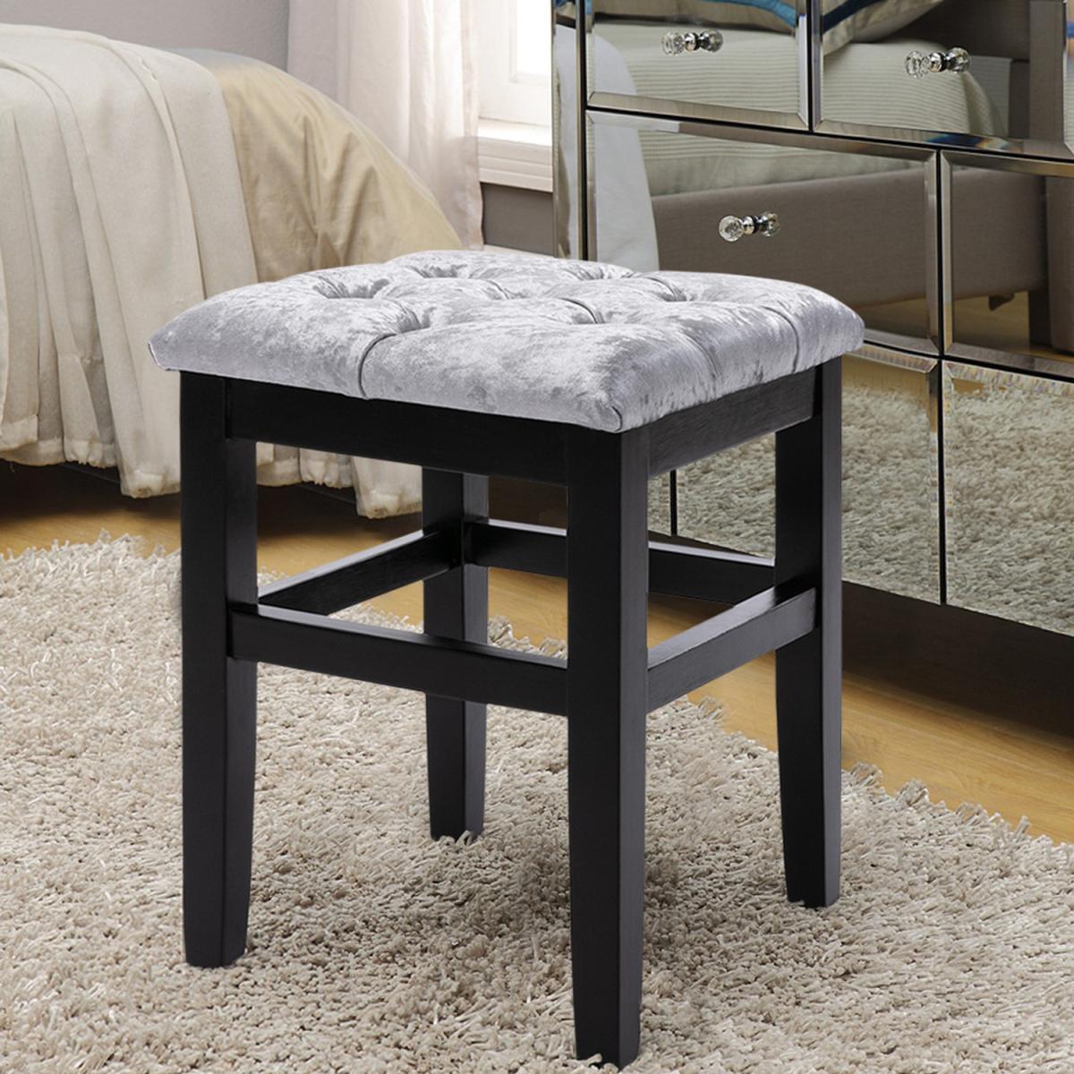Dressing Stool-Silver Grey - Silver Grey – image 2