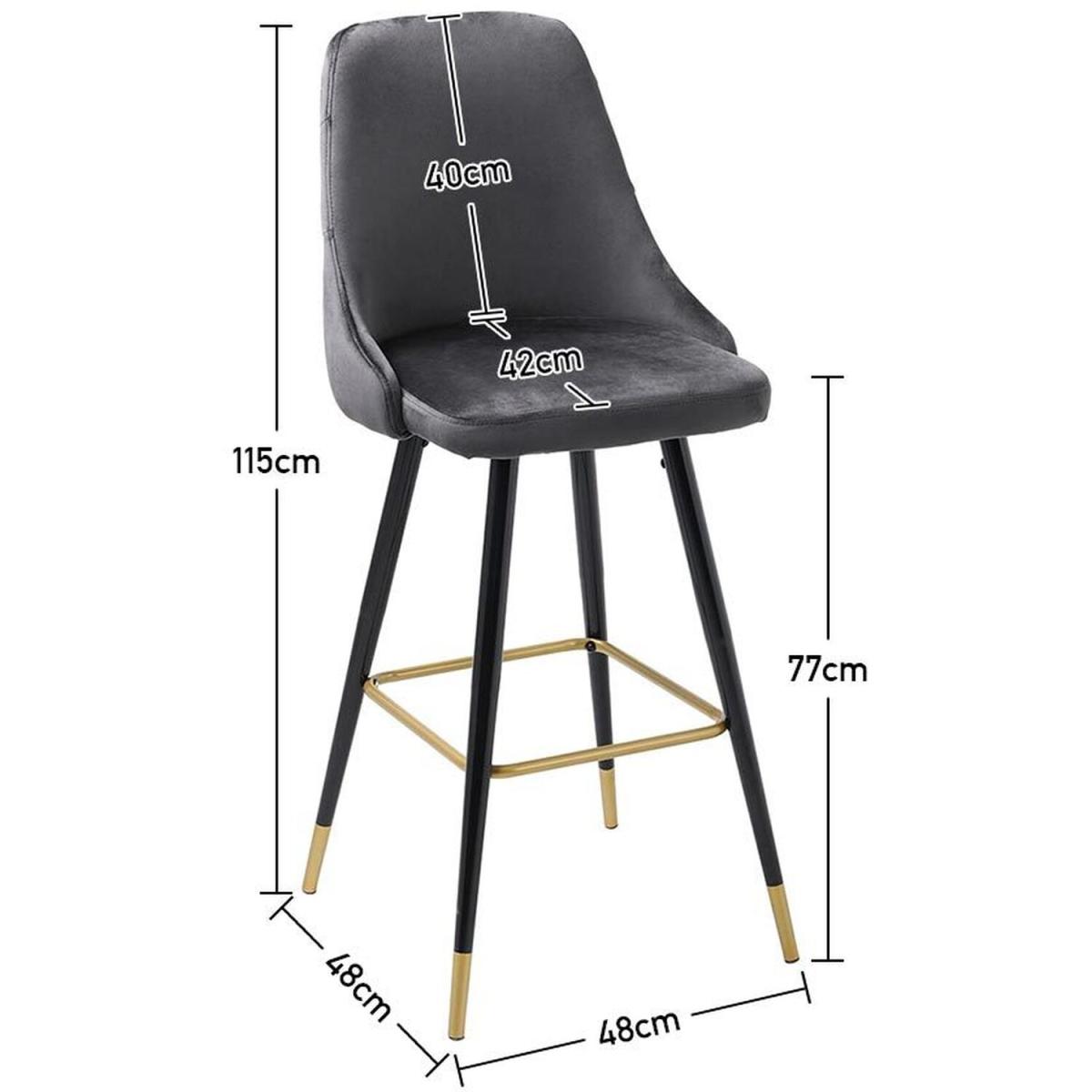Upholstered Stool - Green – image 12