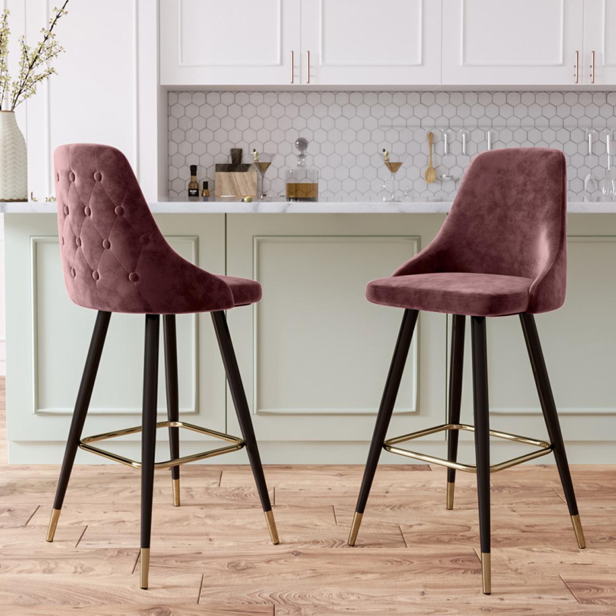Upholstered Stool - Green – image 16