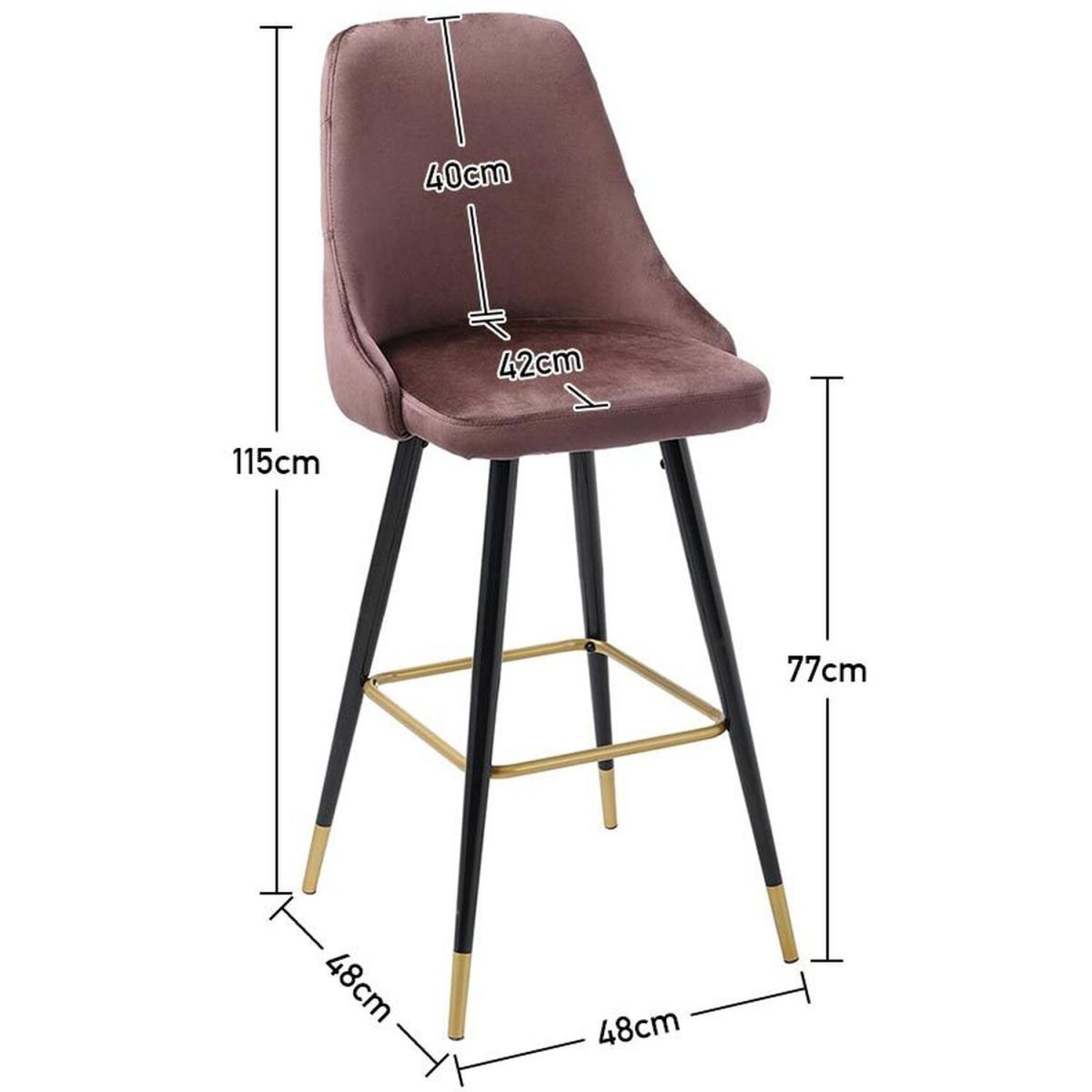 Upholstered Stool - Green – image 17