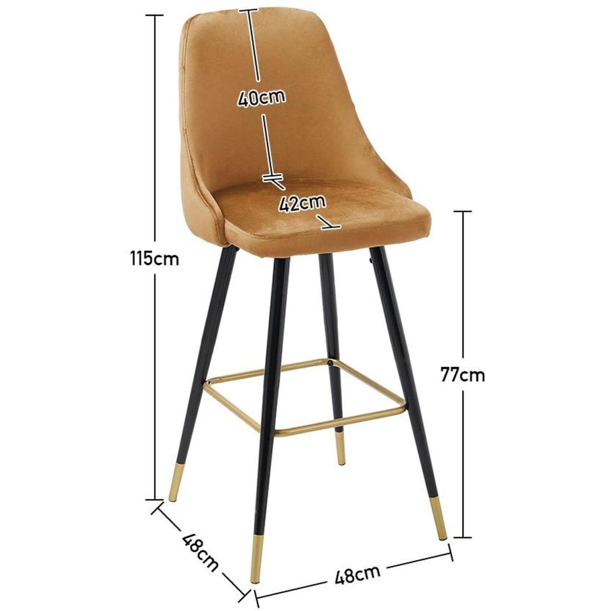 Upholstered Stool - Green – image 22