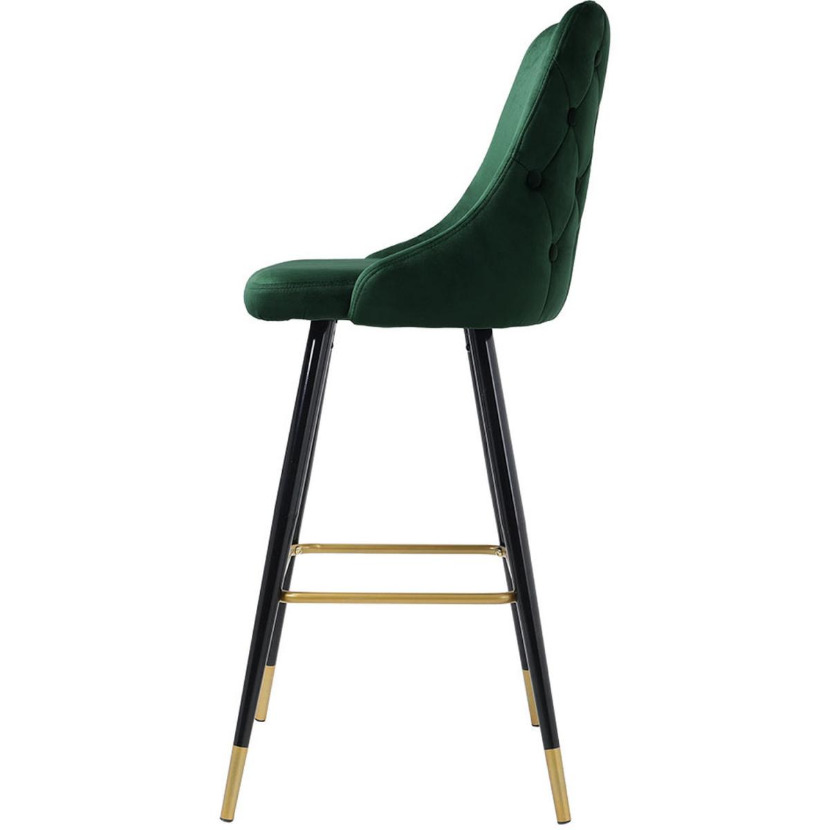 Upholstered Stool - Green – image 5