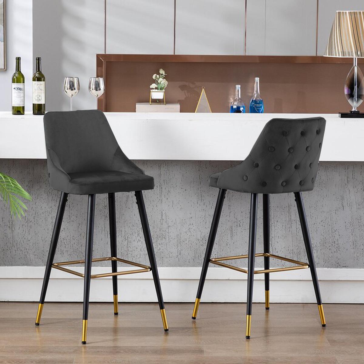 Upholstered Stool - Green – image 7