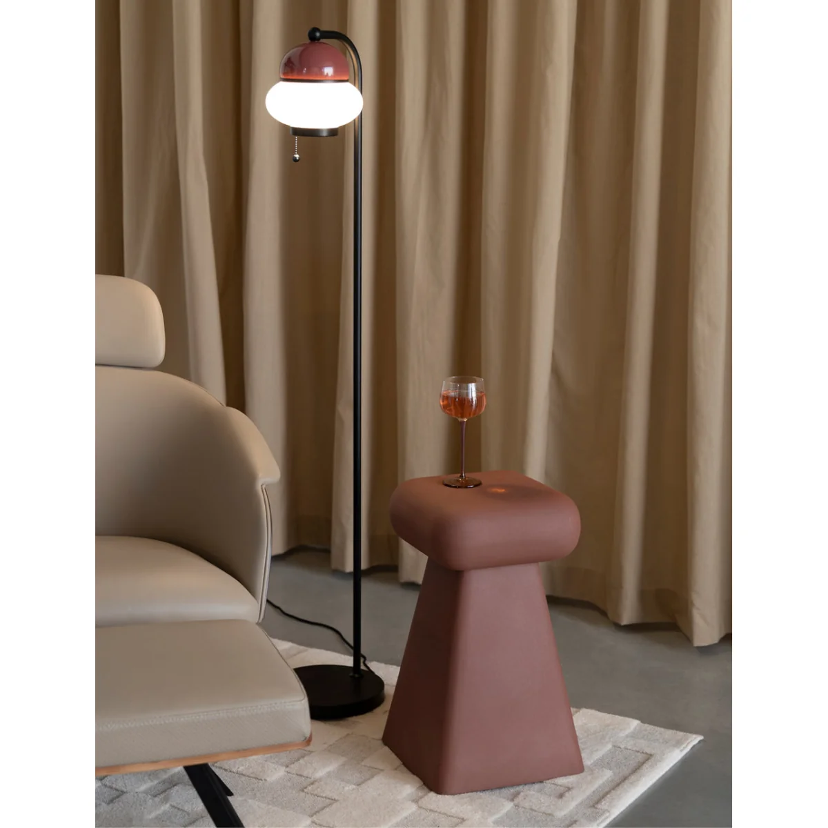 Elipsis Stool in Brick – image 4