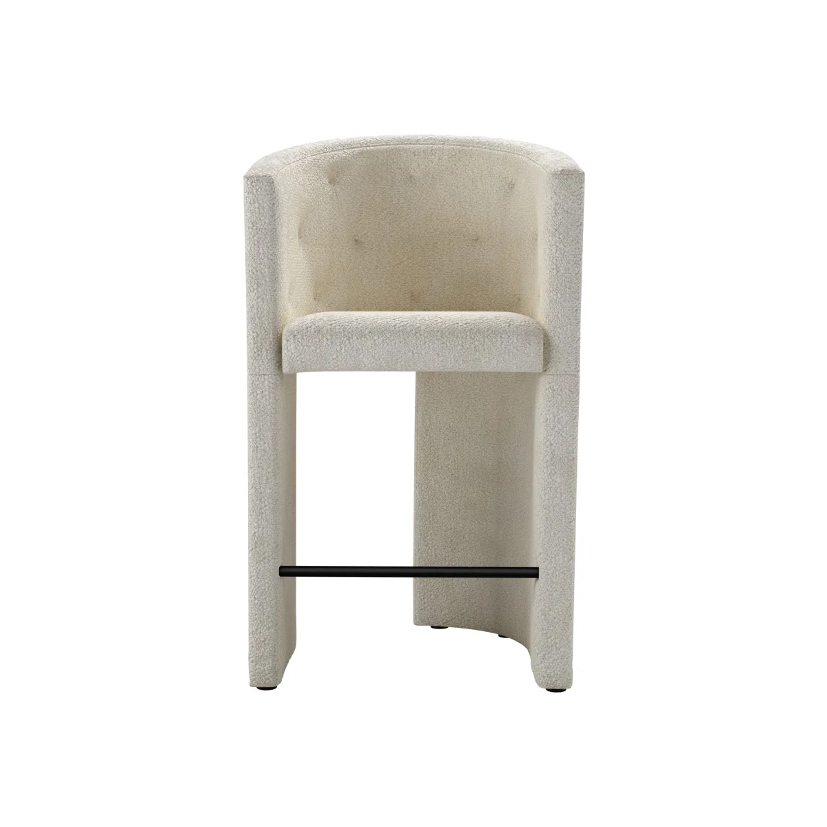 Coco Tall Stool Stool in Oyster Luxe Boucle - sofa.com