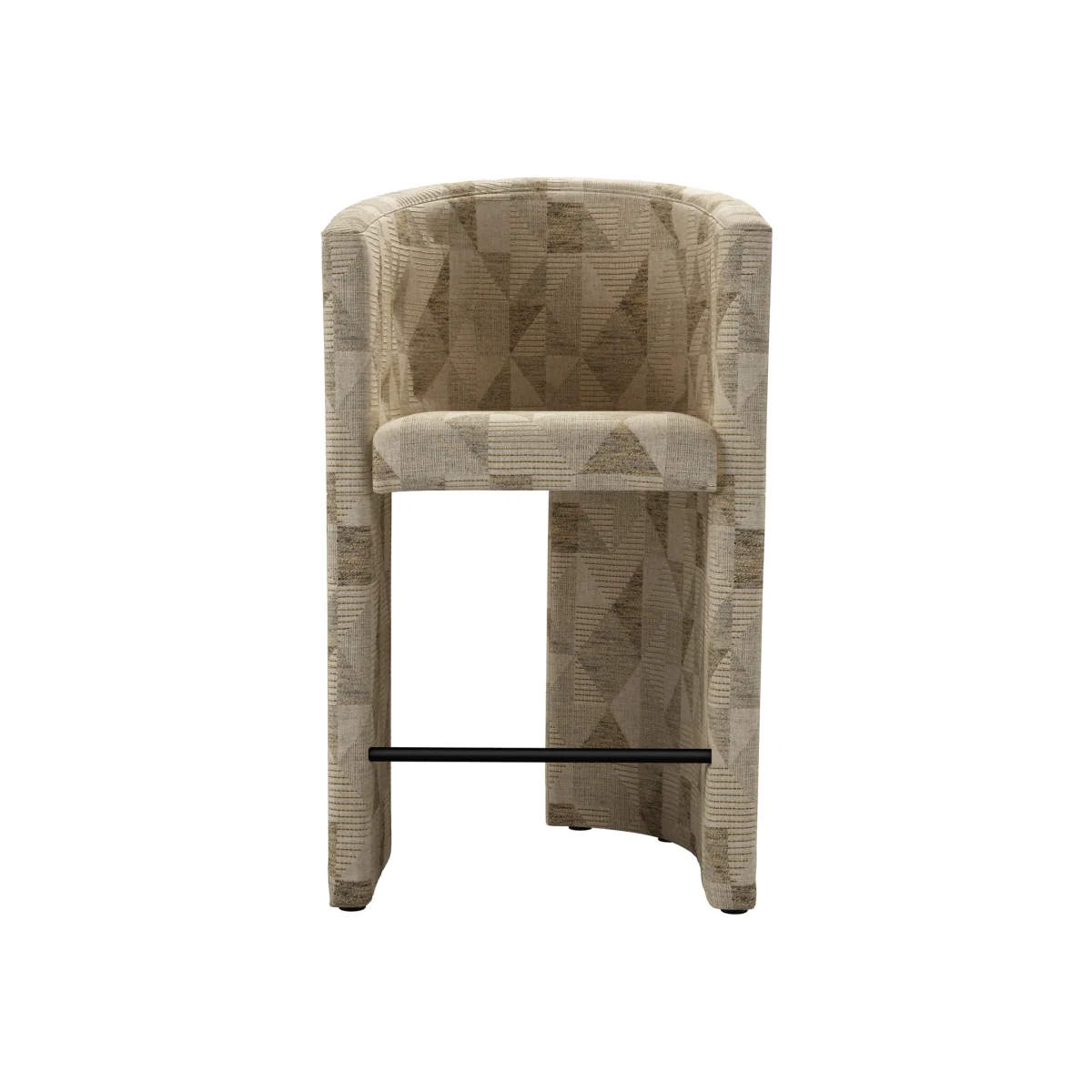 Coco Tall Stool Stool in Desert Pyramid Textured Weave - sofa.com
