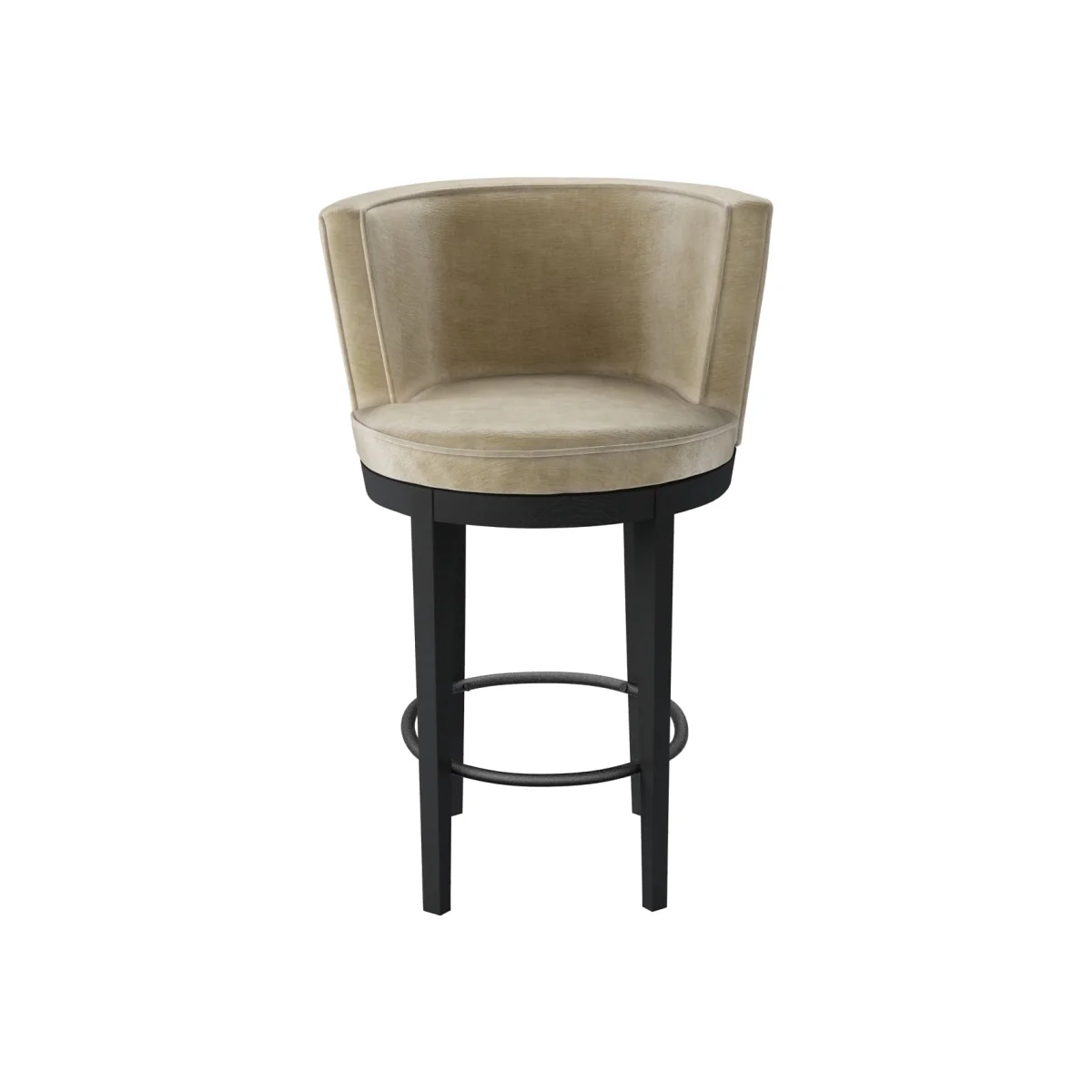 Margaux Tall Stool Stool in Apollo Easy Care Velvet - sofa.com