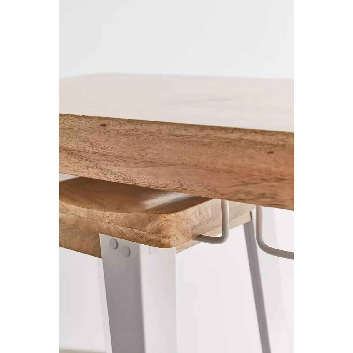 Haskal White Breakfast Bar & Stools - White ALL at Urban Outfitters – image 5