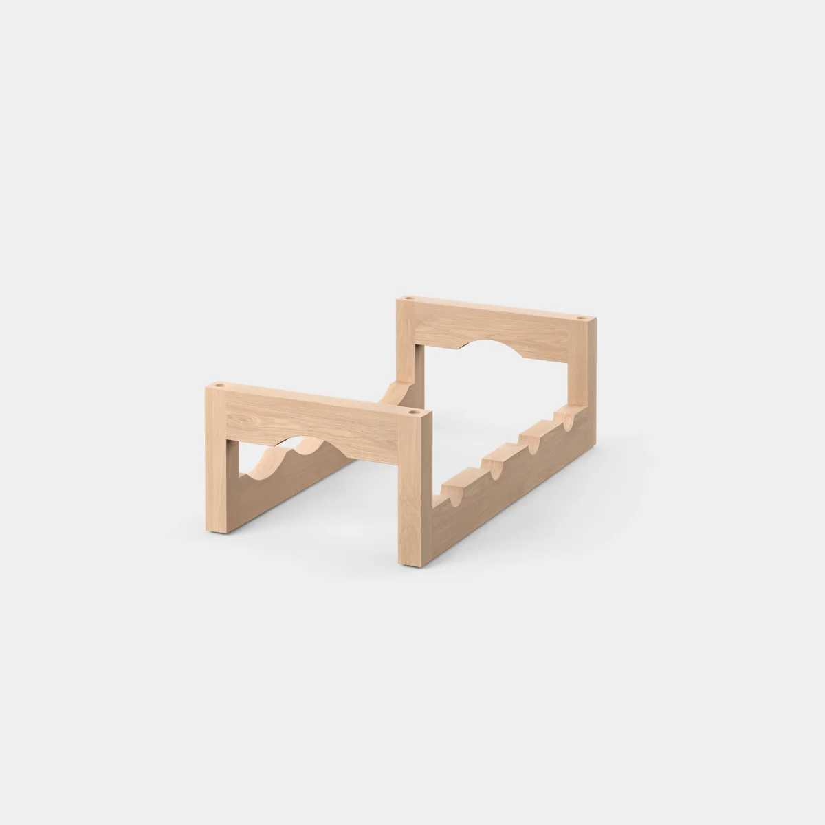 Massproductions Silo stapelbart wine rack Oiled ash – image 3