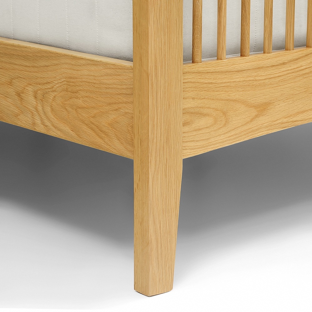 Milton Oak 4ft 6" Double Bed – image 7