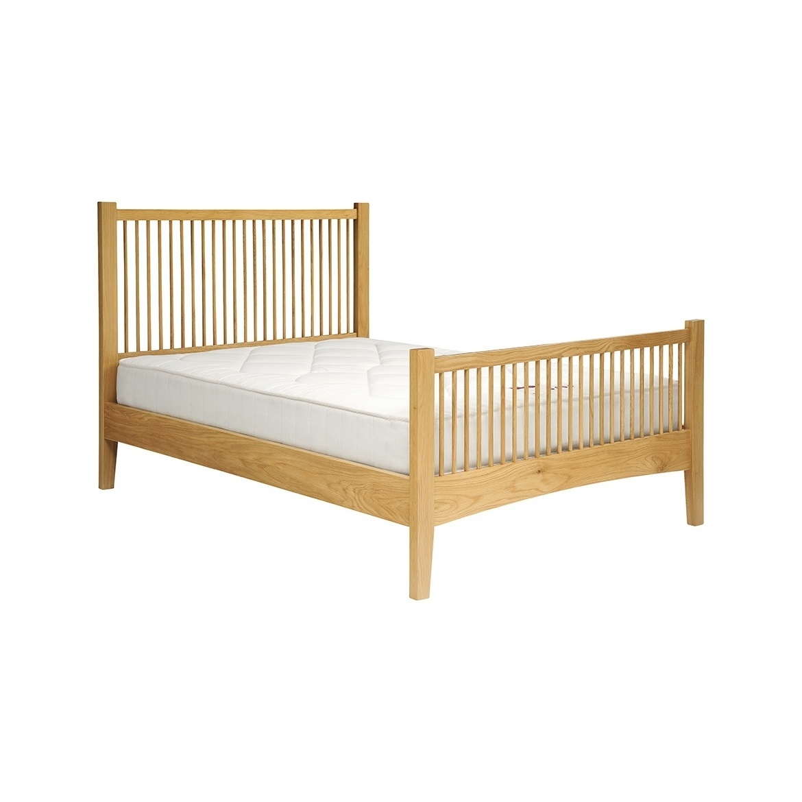 Milton Oak 4ft 6" Double Bed – image 1