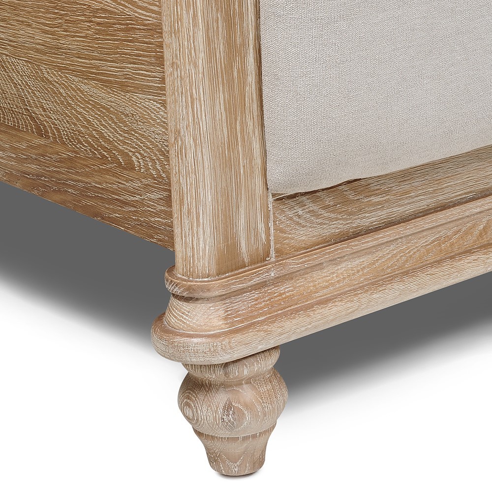 Wickham Washed Oak 4ft 6" Double Bed – image 6