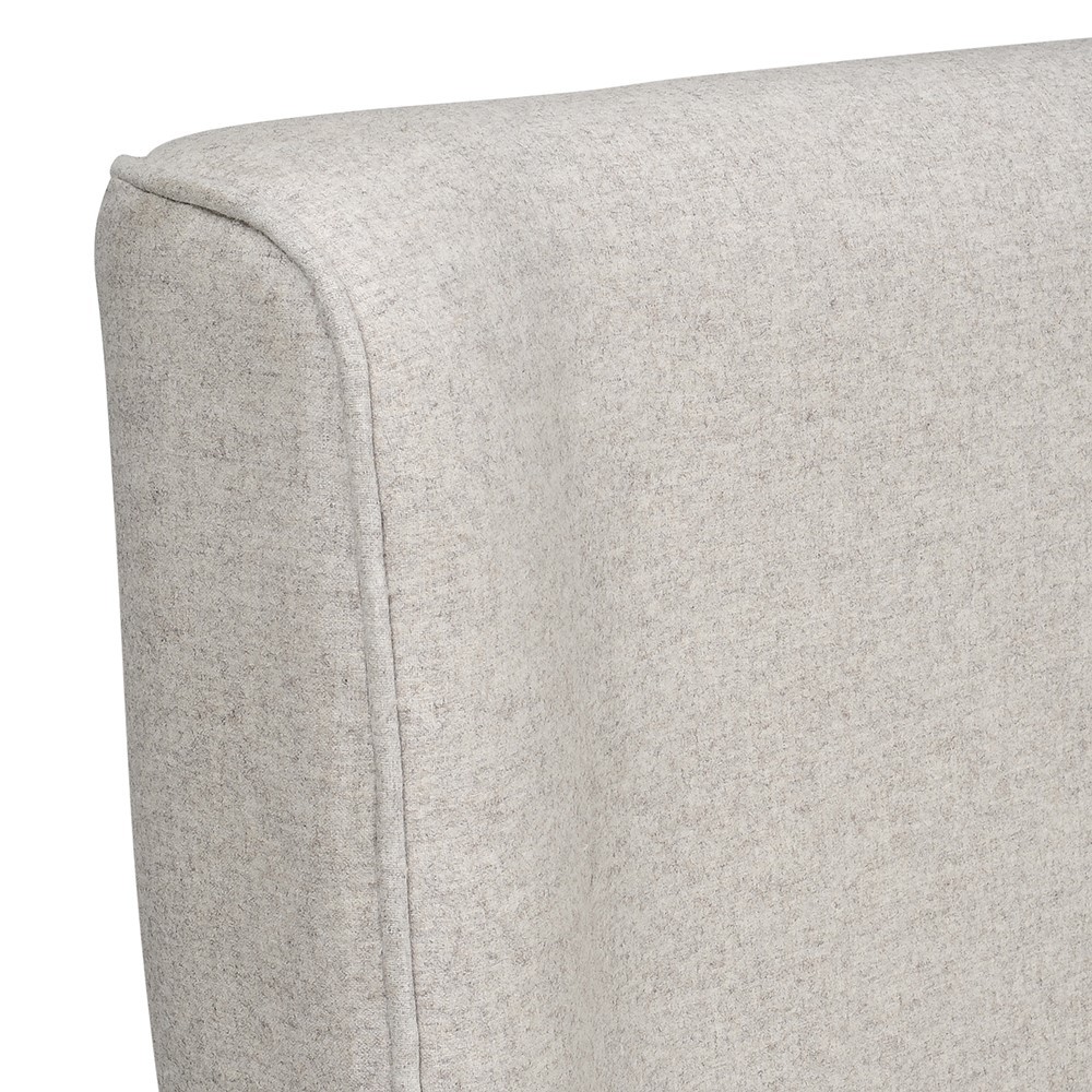 Laurie Upholstered 4ft 6" Double Bed - Oatmeal – image 5