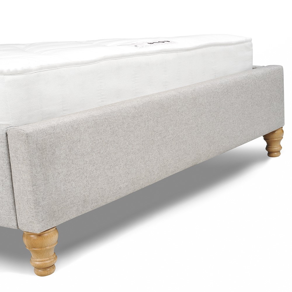 Laurie Upholstered 4ft 6" Double Bed - Oatmeal – image 6