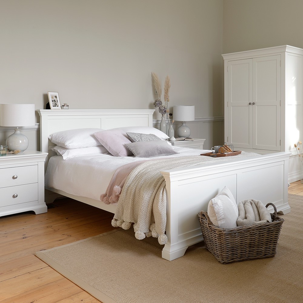 Chantilly White 5ft Kingsize Bed – image 2
