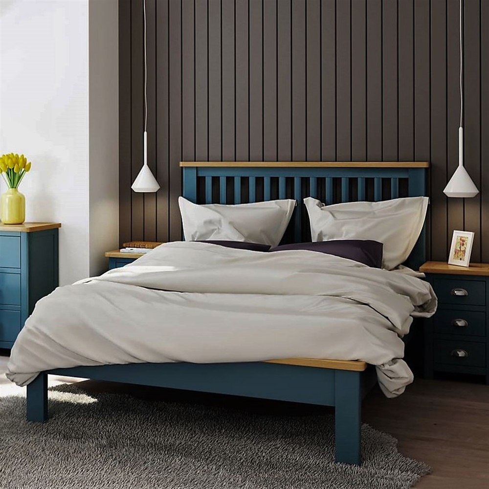 Westcote Blue 4ft 6" Double Bed – image 6