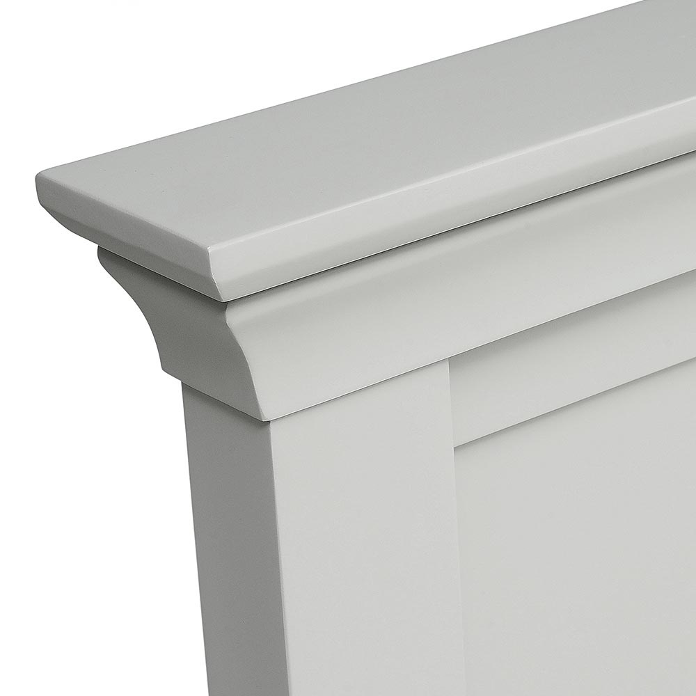 Chambery Grey Painted 4ft 6" Double Bed – image 5