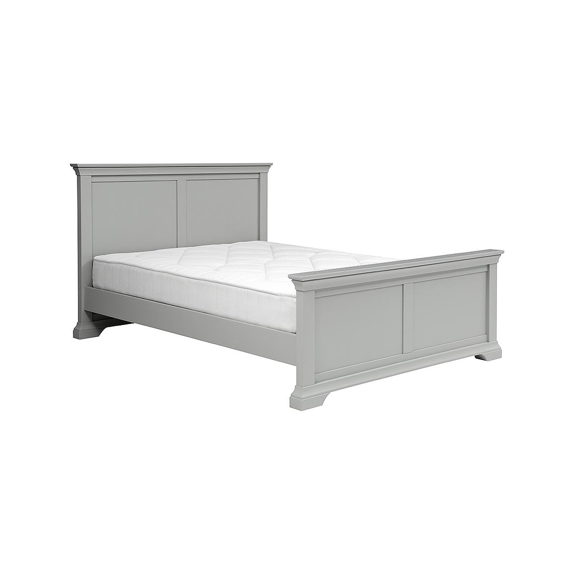 Chambery Grey Painted 4ft 6" Double Bed – image 1