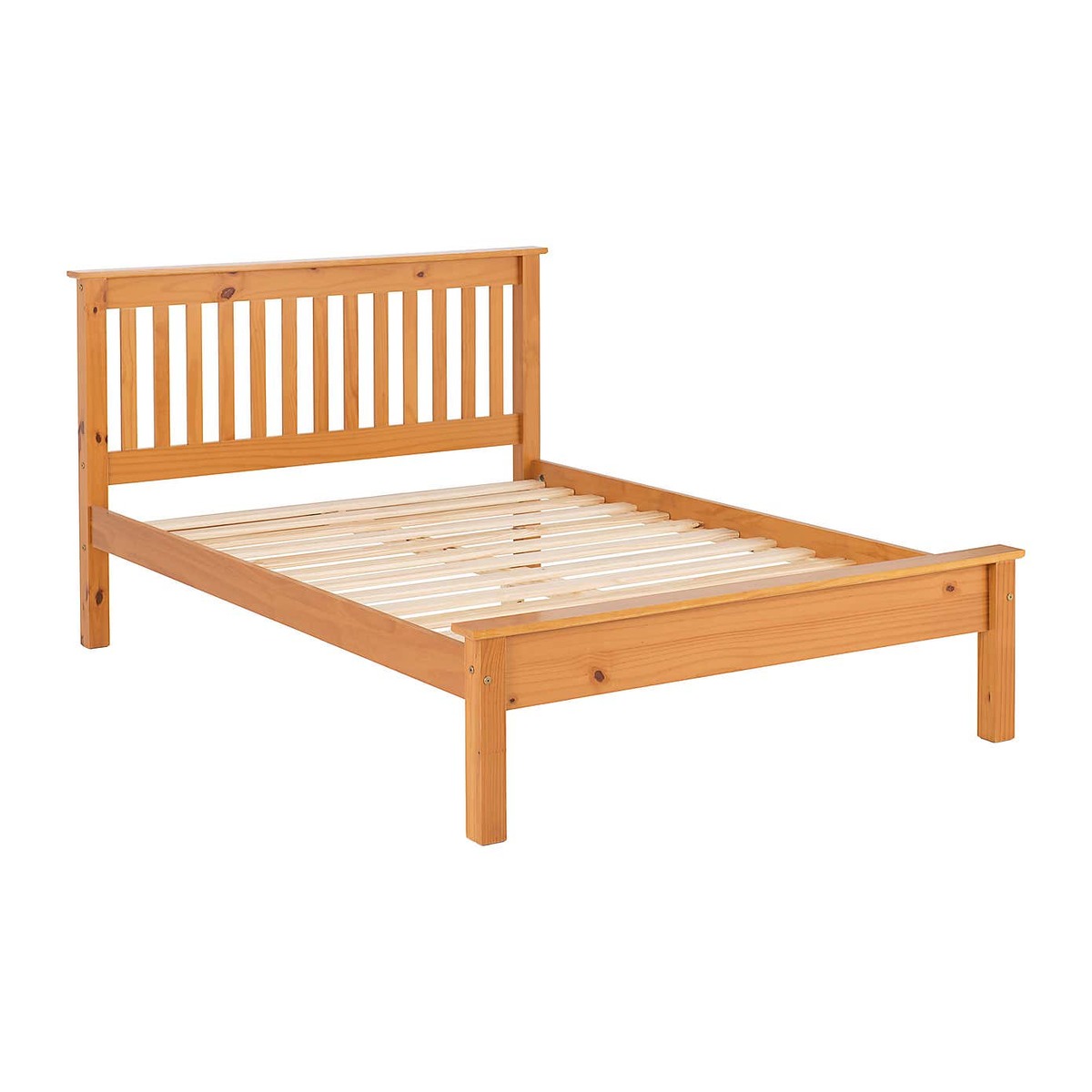 Monaco Pine Low Foot End Bed Frame Pine – image 4