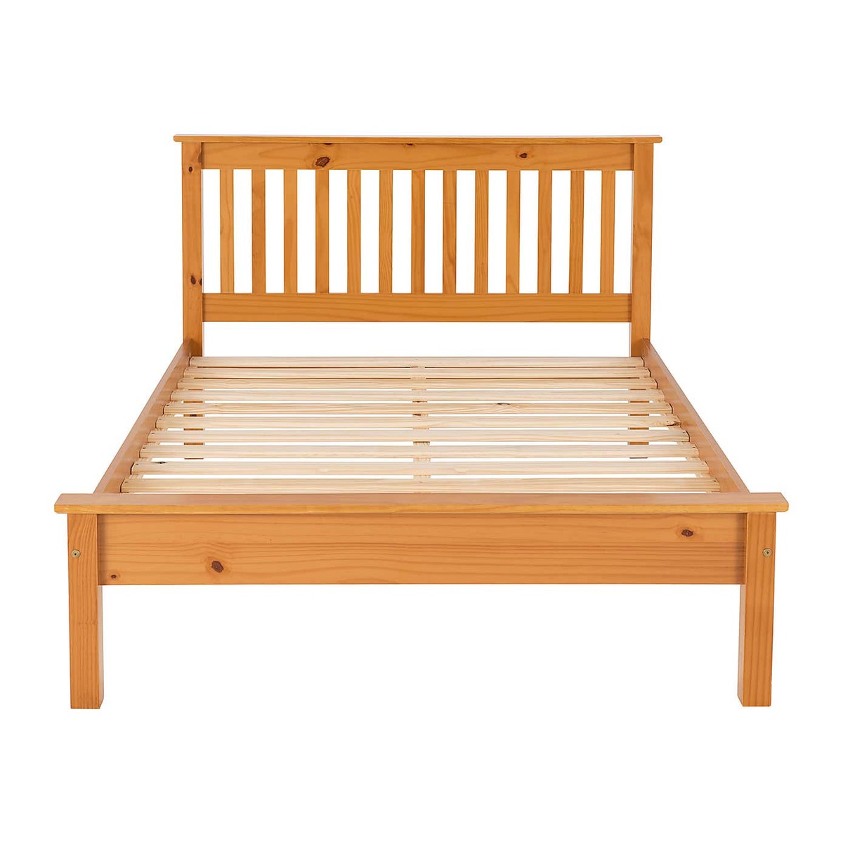 Monaco Pine Low Foot End Bed Frame Pine – image 6