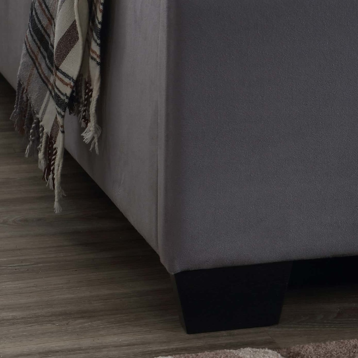 Cologne Fabric Bed Frame Grey – image 2
