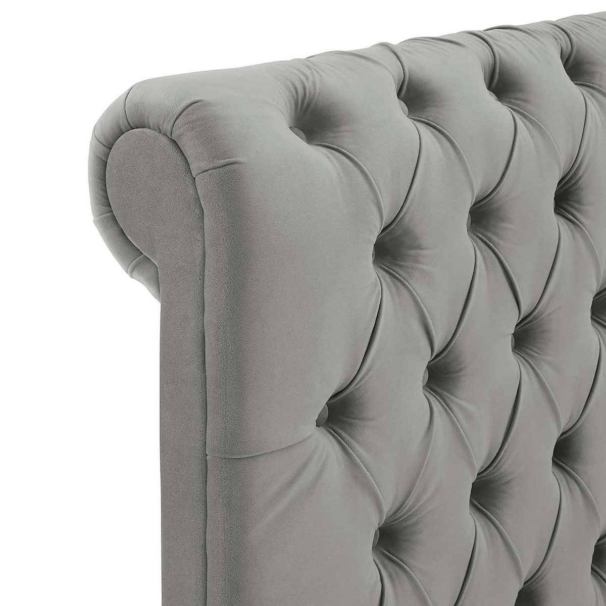 Classic Chesterfield Bed - Grey Grey – image 6