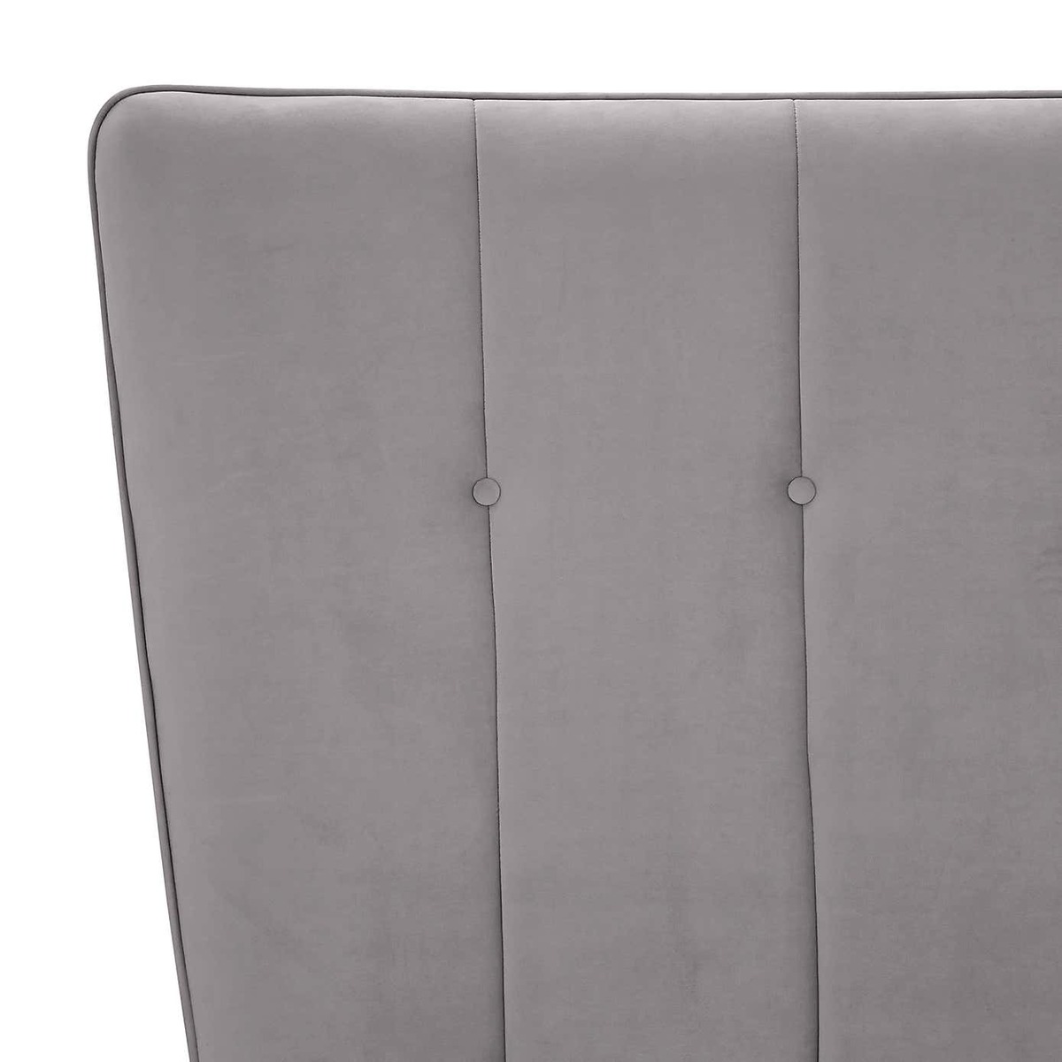 Isla Velvet Bed Frame - Light Grey Light Grey Isla – image 6