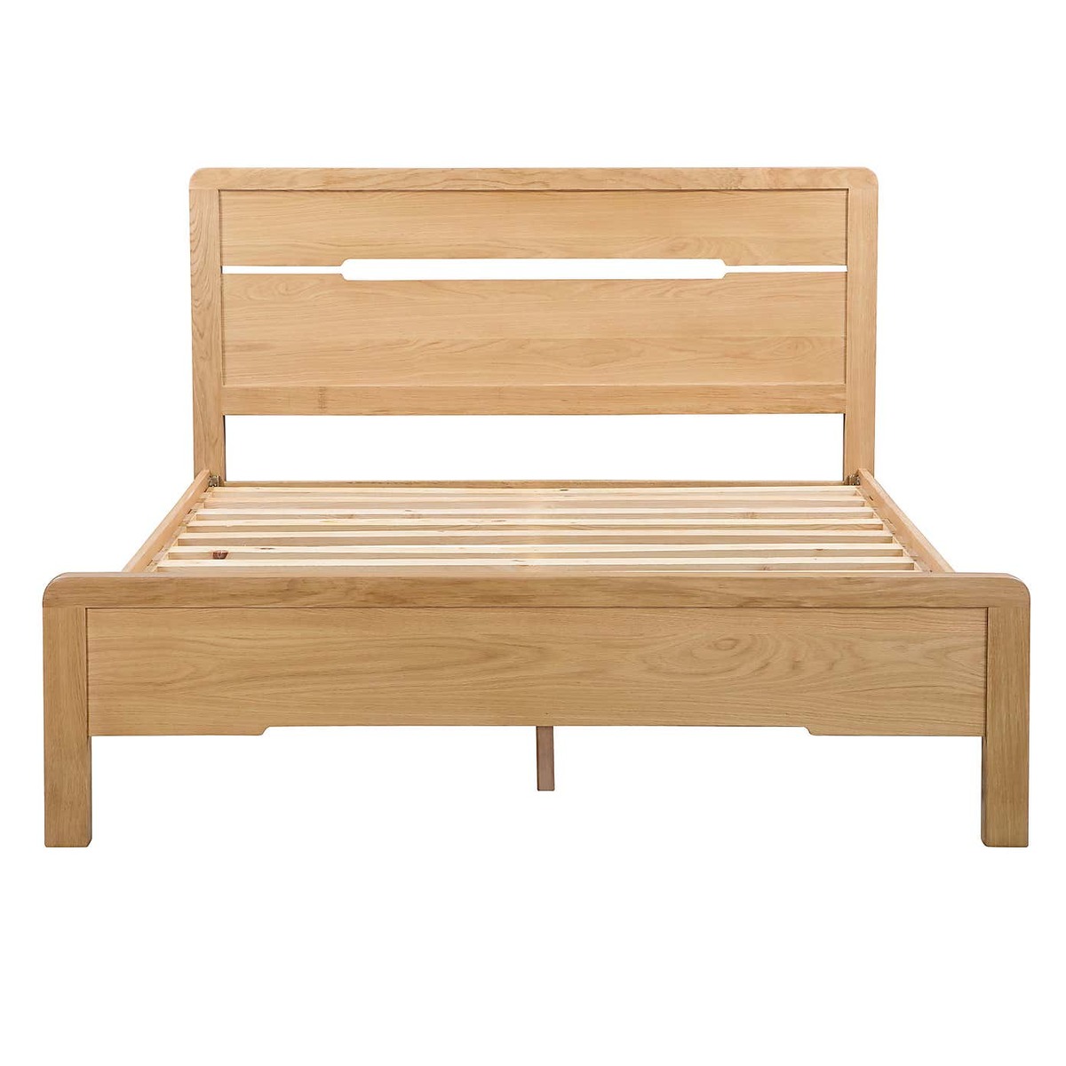 Curve Wooden Bed Brown – image 6