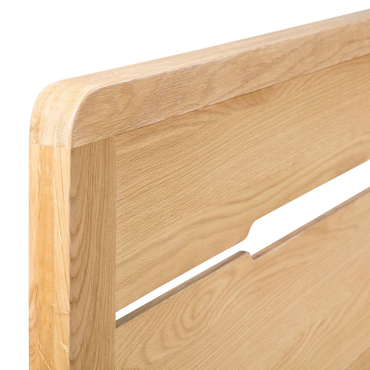 Curve Wooden Bed Brown – image 7