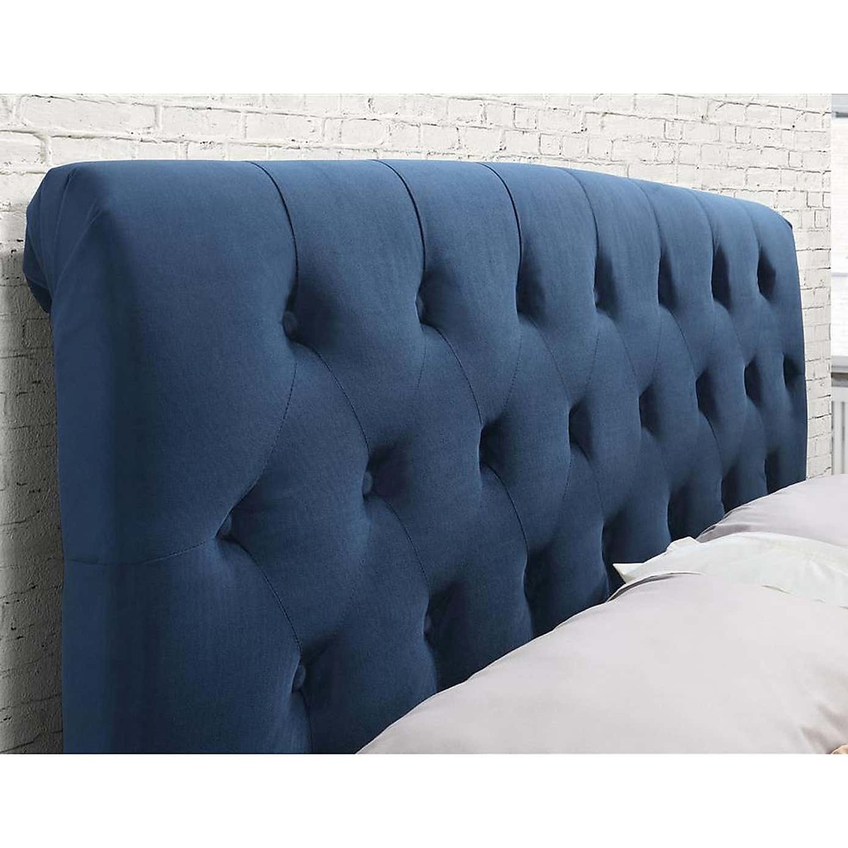 Brompton Fabric Bed Frame Blue – image 7