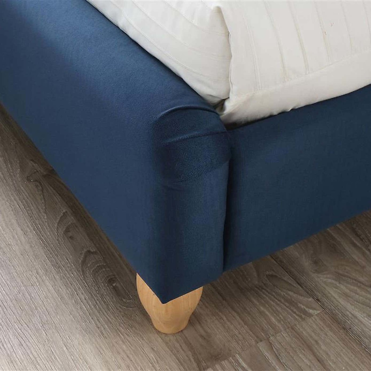 Brompton Fabric Bed Frame Blue – image 8