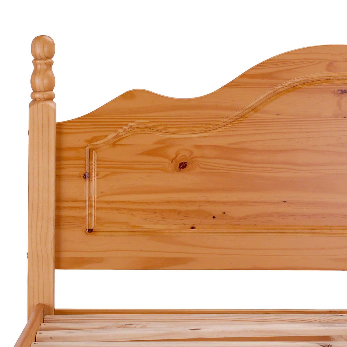Sol Pine Bedstead Brown – image 3
