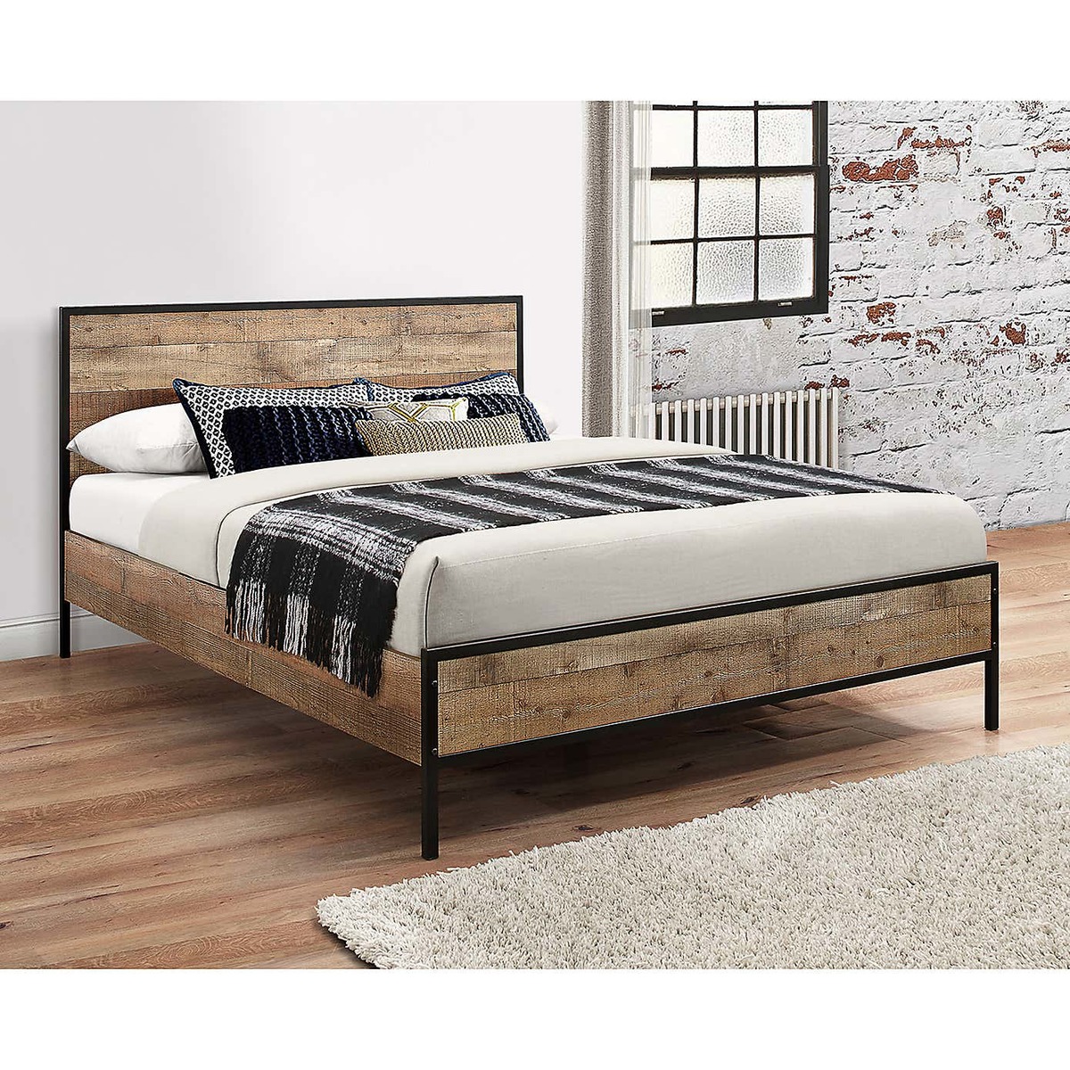 Urban Rustic Bed Frame Brown – image 4