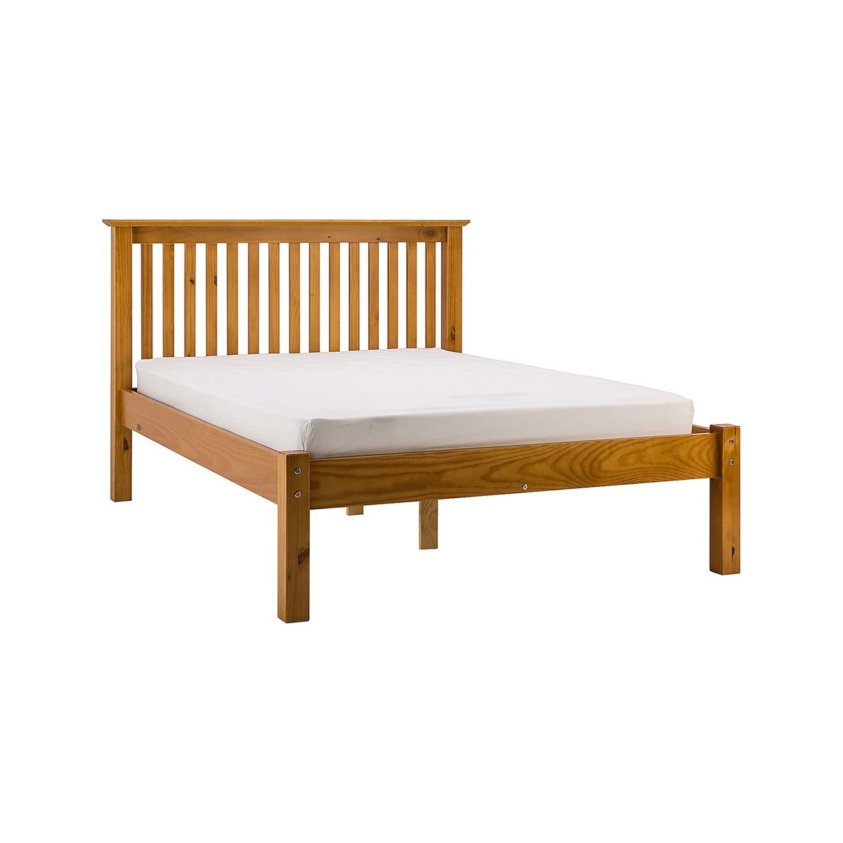 Barcelona Low Foot Bedstead Brown – image 1