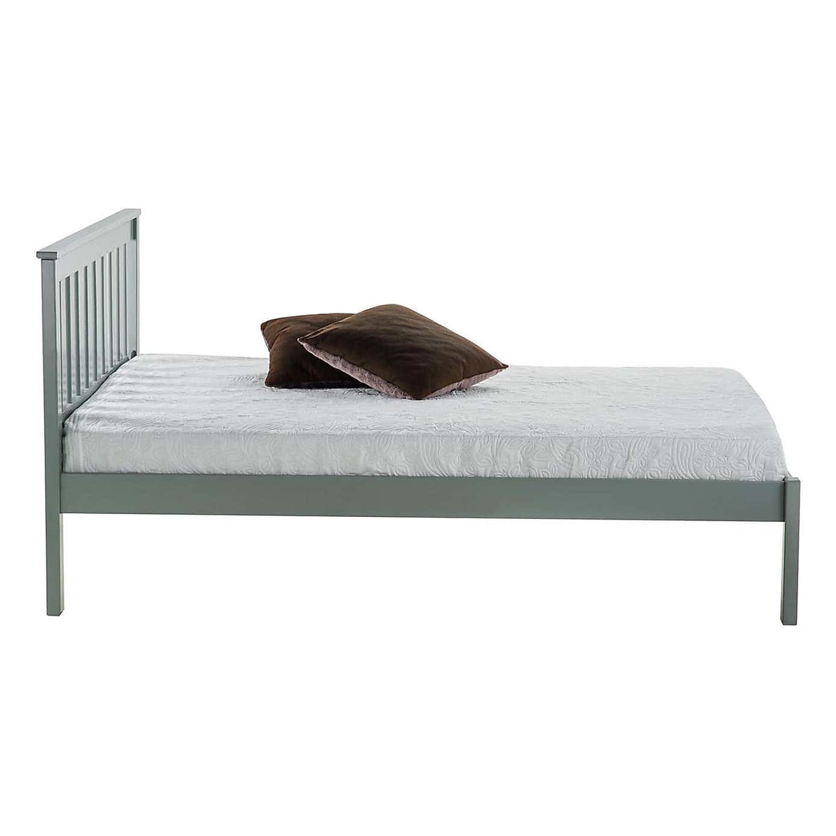 Denver Low End Bed Frame Grey – image 4