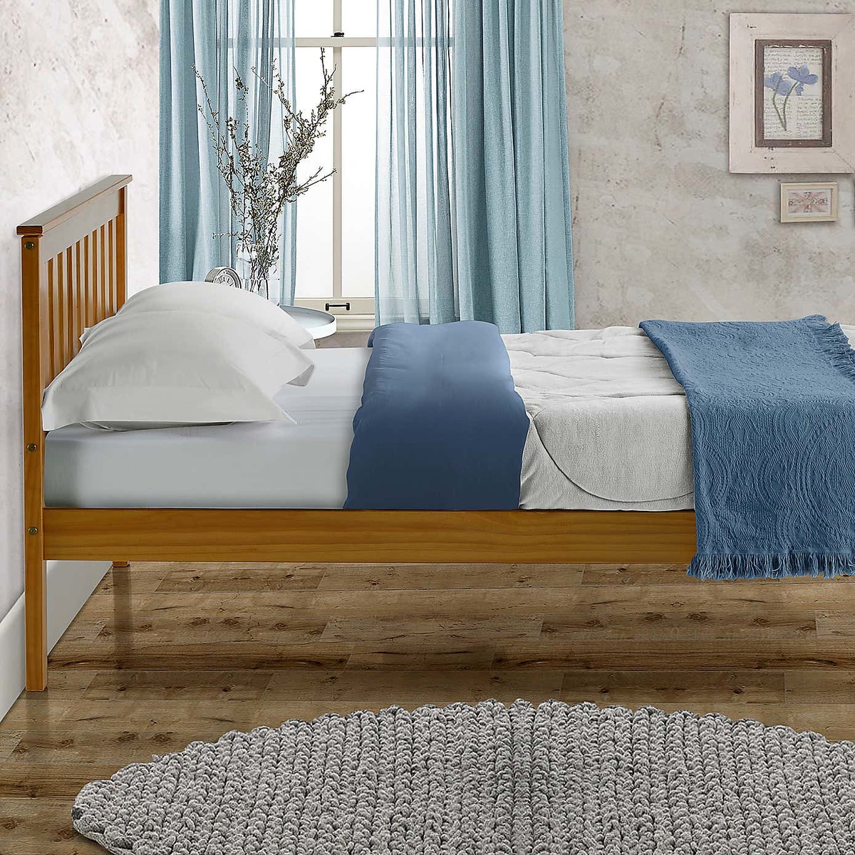 Denver Low End Bed Blue – image 4