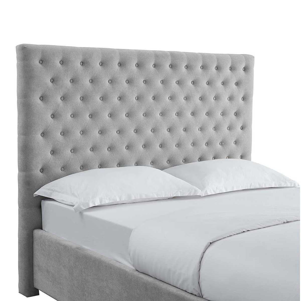 Cavendish Chenille Bed Frame Grey – image 8